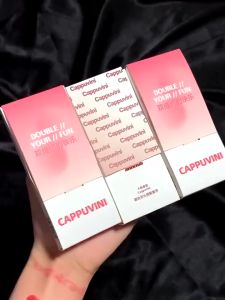 Cappuvini 2in1 Mud Lipstick Lip Cream Lip Gloss Liptint Balm dua sisi Matte Lipstick Glossy Lipstik Cappuvini ORIGINAL Lynn Design