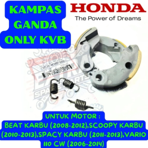KAMPAS GANDA ONLY KODE-KVB HONDA BeAT Karbu/Scoopy Karbu/Spacy Karbu/Vario110 CW KUALITAS ASLI 100%.
