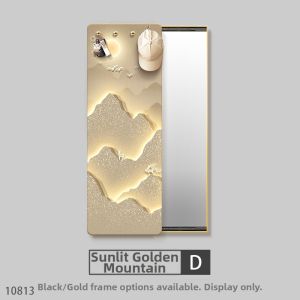 RUIBAHAO | Hidden Sliding Full Length Mirror Wall Art