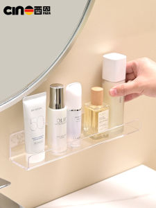 Acrylic Transparent Cosmetics Storage Rack Bathroom Wall Bathroom Gap Wash Basin Skincare Shelves