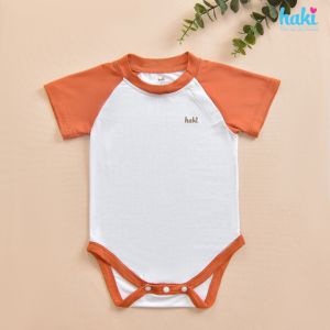Bộ body chip cộc tay raglan vải tre cao cấp HAKI (4-12kg) body cho bé trai bé gái body suit cho bé sơ sinh BB049