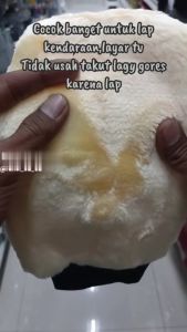 Sarung Tangan Kain Lap Mobil Motor Wool Microfiber Finishing Polish