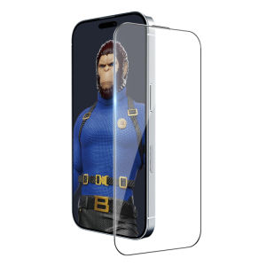 BLUEO | Space Capsule Full Screen Anti-Fingerprint HD Earpiece Dustproof Tempered Glass Screen Protector for iPhone16pro