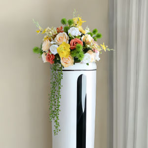 Decorative Artificial Flowers for Air Conditioner Cabinet Restaurant Table Centerpiece Fake Flowers Simulation Flower Balls