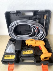 [[ร้านออกค่าส่งให้ 40฿]] เครื่องอัดฉีดไร้สาย DEWALT+กระเป๋าอุปกรณ์  299V 40Barปืนอัดฉีดแรงดันสูง แบตเตอรี่ไร้สาย 299V.