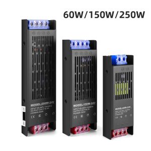 Bộ Chuyển Đổi Nguồn Điện Biến Áp LED 12V 24V DC Sang AC 110V 220V Chuyển Đổi Nguồn Điện 60W 150W 250W Cho Đèn LED