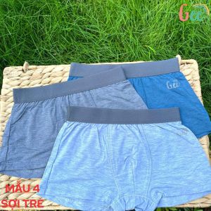 Set 3 Quần Lót Sịp Bé Trai Vải Sợi Sồi Cao Cấp Mềm Mịn