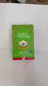 Trà Organic Green Tea & Pomegranate - English Tea Shop - 20 gói