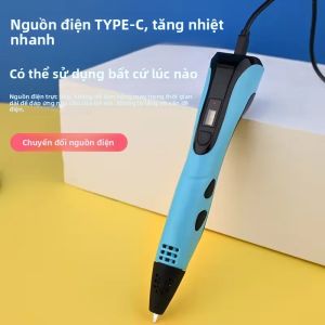 Bút 3D Thế Hệ Thứ 3 Siêu Bút In 3D Có Màn Hình LED Hiển Thị 1.75 Mm PLA Dây Tóc Có Thể Điều Chỉnh Tốc Độ Trẻ Em Sinh Nhật Quà Tặng Giáng Sinh