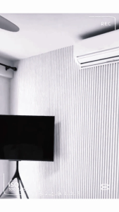 ⭐SG GREATHELP⭐WPC Semi Round Fluted Wall Panel 3D Wood Panel Home Decor Feature Wall Board Indoor Decorative Slat Wood Effect Dinding Wainscoting Panel for Coffee Shop Restaurant Boutique Interior Design Projects DIY