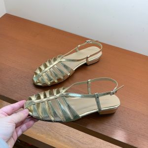 Vintage Hollow Weave Roman Style Summer Sandals