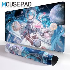 Bandai | Desk Accessories Cute Anime Mouse Pad H-Hatsune M-Miku Gamer PC Mousepad Gaming Keyboard Extended Mat Office Laptop Rubber Pads