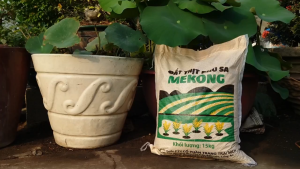 Đất Thịt Phù Sa Mekong loại 15kg Trồng Sen Súng Hoa Cảnh