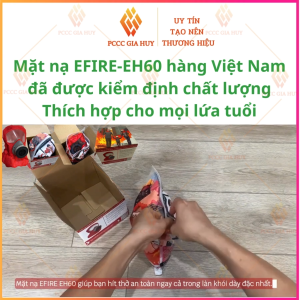 {MẶT NẠ CHO TRẺ EM} Mặt nạ phòng độc EFIRE EH-60 (chống khói 60 phút) - Dùng cho trẻ thoát hiểm