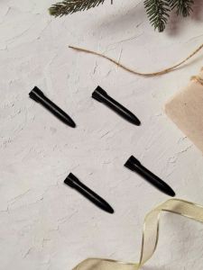 Black Decorative Neck Strap Holder for Mobile Phones Simple Style ABS Plastic And Stainless Steel Material Universal Accessory