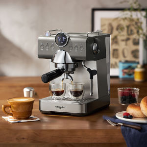 Donlim | Máy pha cà phê DL-7400 – espresso & cold brew nhỏ gọn cho gia đình bán tự động có vòi đánh sữa