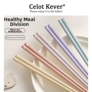 Anti-bacterial Slip-resistant Household Chopsticks
