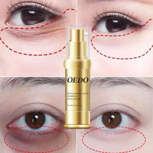 OEDO 2PCS Hyaluronic Acid Ginseng Fine Condensate Eye Cream Delicate Bright Smooth Herbal Ginseng Extract Anti-Puffiness Dark Circle Serum