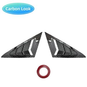 For VW Golf 7 MK7 MK7.5 2013~2019 Car Front Triangle Window Louver Side Shutter Blind Shades Cover Trim Body kit