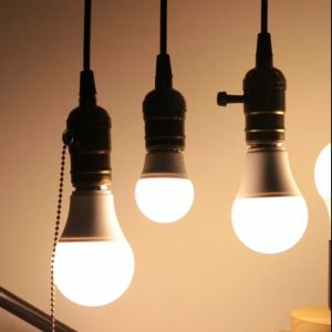2Pcs Bóng đèn Led 5w 7w 9w 12w bup tròn A tiết kiệm điện thân kín chống nước mưa