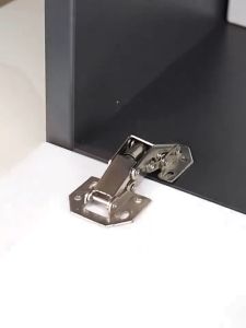 90° Concealed Hinges Cabinet Cupboard Door Bridge Cabinet Hinge Self closing door hinges With 8 screws