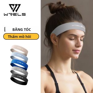 WRELS Chống Trơn Trượt Thể Thao Đầu Nhanh Khô Thấm Hút Mồ Hôi Co Giãn Thoáng Khí Tập Yoga Tóc Cho Chạy Bộ Tập Gym Thể Hình