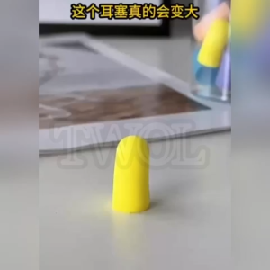 TWOL SHOP 60/120PCS Anti-Noise Earplugs for Sleeping Memory Foam Bullet Shape Soundproof Earplugs