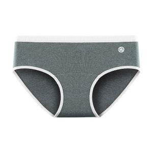 JIAZINI | Antibacterial Medical Grade Pure Cotton Womens Underwear Triangle A-Line Mid-Waist Briefs Comfortable Breathable Panties