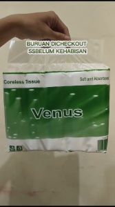 Tisu Tissue Gulung Coreless Tanpa Tulang Isi 10 Roll / 1 Ply / Tissue Toilet