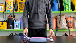 กระเป๋าว่ายน้ำกันน้ำแบบปิดผนึก กระเป๋าคาดเอวสำหรับดำน้ำ เล่นสกี ใต้น้ำ เคสโทรศัพท์แบบหุ้มป้องกัน กระเป๋าสะพายไหล่