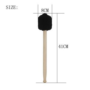 IRIN | IRIN Bass Drum Mallet Snare Drum Sticks Wooden Wool Drumstick Replacement Parts Wool Felt Percussion Instrument Accessories