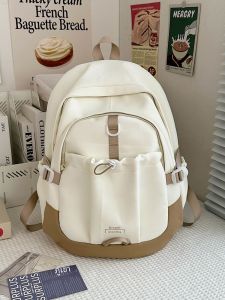 กระเป๋าเป้สะพายหลังใส่หนังสือแบบลำลองสำหรับนักเรียนมัธยมปลายและมหาวิทยาลัย ความจุขนาดใหญ่ กระเป๋าปีนเขาแบบลำลอง กระเป๋าเป้สะพายหลังแบบอเนกประสงค์