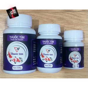 Combo Tím 20g Dạng Bột Dành Cho Cá Cảnh Khử Khuẩn Xử Lí Nước Tăng Đề Kháng