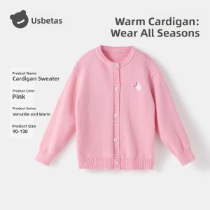 Usbettas | New Spring and Autumn Kids Knit Sweater Open Front