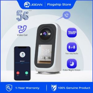 Jooan 3MP Indoor Security Camera with Two-Way Video & 360° Night Vision HD - Smart Home WiFi Camera for Baby/Pet Monitoring