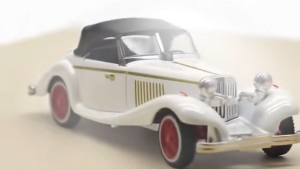 Mô Hình Xe Ô Tô Audi Rover W500K Cổ Điển Có Mui – Hợp Kim Tỉ lệ 1:32 Có Bánh Đà