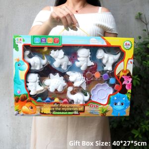 DIY Painting Plaster Doll Toy