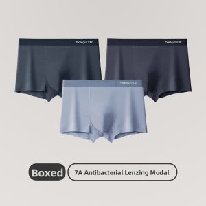 THREEGUN | Breathable Antimicrobial Seamless Mens Underwear Large Size 7A