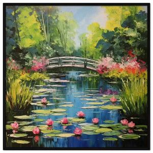 Tranh treo tường dán tường Canvas tranh ao súng sơn dầu. CGI-16