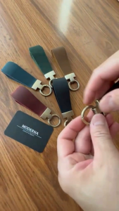Premium Key Chain with Premium Leather Solid Brass Hardware Handmade Quality Perfect for Everyday Use or Gifting