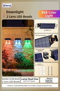 QIR | Solar Waterproof Outdoor Decorative Wall Light