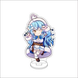 Bandai | Anime Hololive Shirakami Fubuki & Hosimati Suisei AZKi Minato Aqua Tokino Sora Cos Acrylic Hình Đứng 10CM Sưu Tập Đồ Trang Trí Quà Tặng