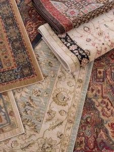 หนาขึ้น ชนเผ่า พรมสไตล์อเมริกัน Retro Nordic โมร็อกโกห้องนั่งเล่นห้องนอนเปอร์เซียยาวกํามะหยี่ชาตารางพรมขนาดใหญ่