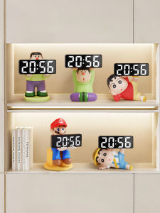 Creative Desktop Clocks Living Room Decorative Accessories Time Display Tabletop Alarm Clocks Birthday Gifts Resin Craft