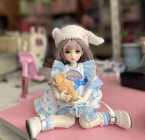 30cm Princess Doll Girls Toy for Childrens Birthday Gift Joint Replacement Dress-Up Doll Fairy Tale Doll Collectible Toy