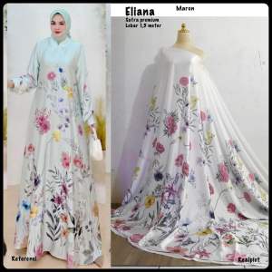 Kain Sutra Premium | Eliana | Kain seragaman | Kain sarimbit | Kain meteran