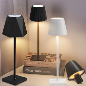 LED Desk Light Touch Switch USB Rechargeable 3 Levels Dimmable Eye Protection Reading Lamp Hotel Bar Bedroom Study Nightlights