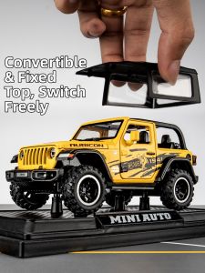 JUANNUO | Large Scale Realistic Metal Jeep Toy Car