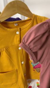 Baju Tidur Anak Perempuan Setelan Piyama Cewek Bayi Jojo 6 Bulan - 1 Tahun - Motif Set 270