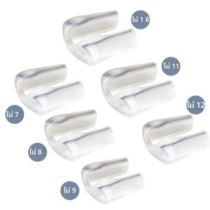 1/2/5 ชิ้นหลังผ่าตัดซิลิกาเจลคลิปหนีบจมูกซิลิโคนใสรูขุมขนสนับสนุนการสร้างรูปทรงการผ่าตัดเสริมจมูกไม่เจ็บปวดจมูกยก